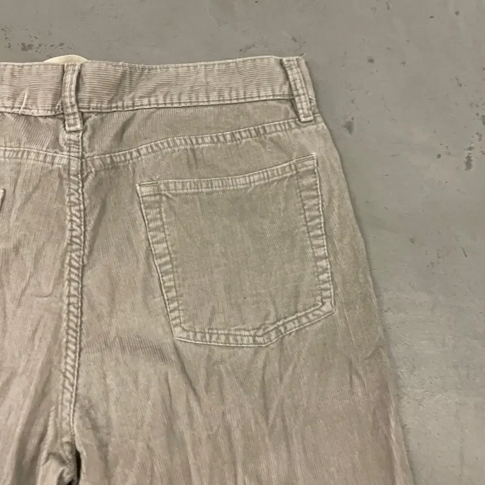 Y2K gray gap corduroy straight fit classic Jeans 34x32